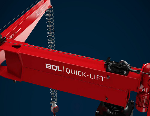 Quick-Lift智能提升机拥有结构轻巧、结实耐用的吊臂